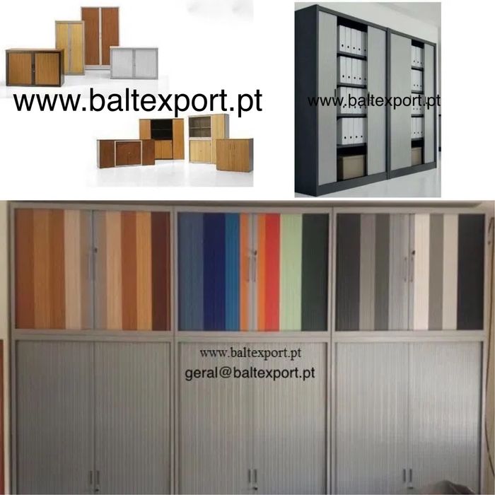 Armario Metalico Portas de Correr Persiana Varias Medidas e Cores Novo