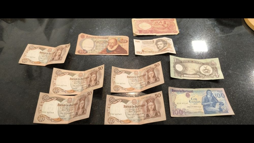 Notas muito antigas desde 1960 Novas