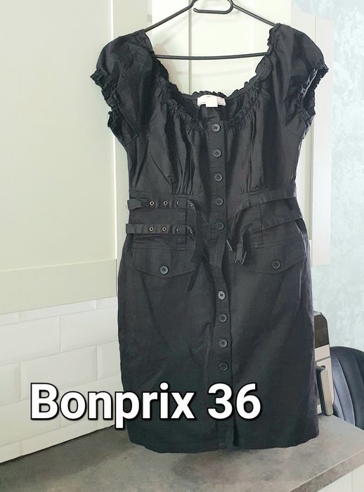 Czarna Sukienka Bonprix 36
