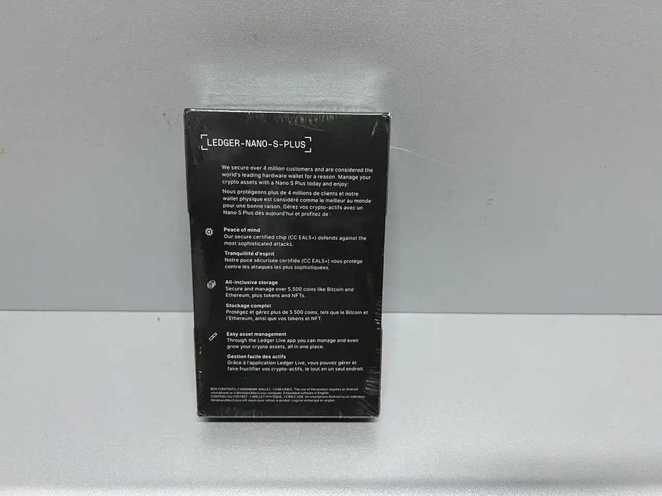 Криптогаманець Ledger Nano S Plus Matte Black НОВИЙ! ОРИГІНАЛ!