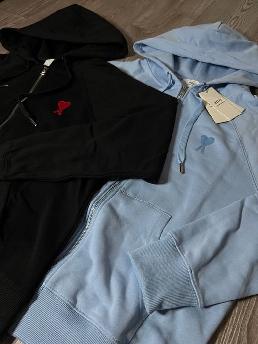 Зіпка амі | зіп худі AMI | кофта амі | чоловічі та жіночі кофти Амі