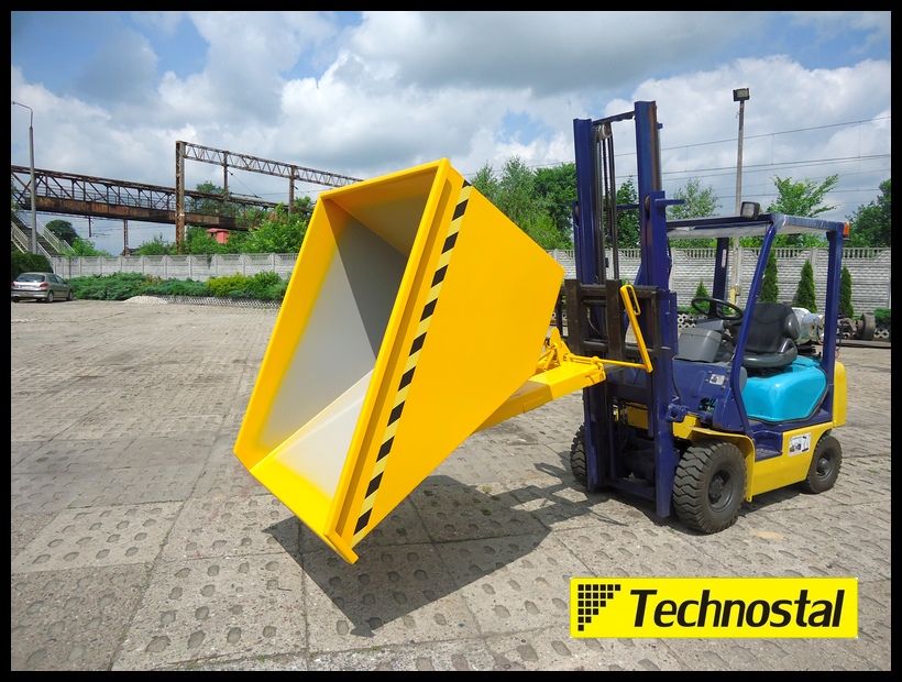 kontener samowyładowczy, koleba 3,5 m3 KS-35