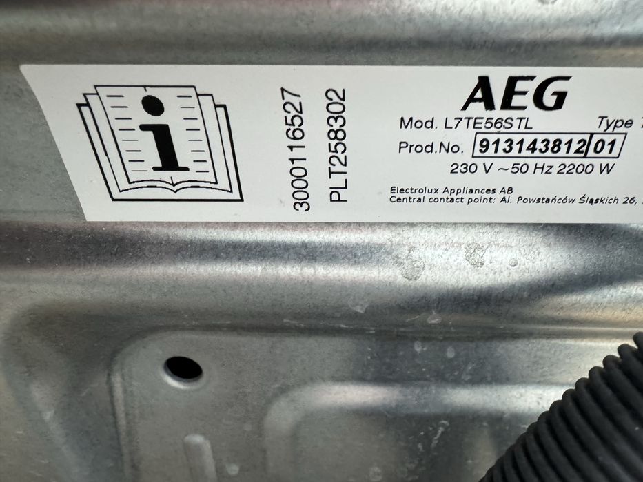 Пральна машина AEG 7000 series А+++ обробка паром! (стиральная)