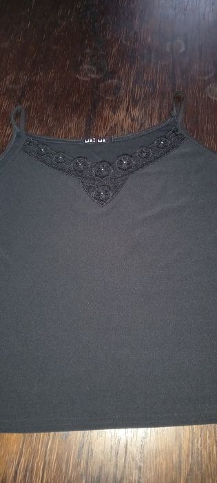 Bluzka Top czarny 2 szt. rozm. L