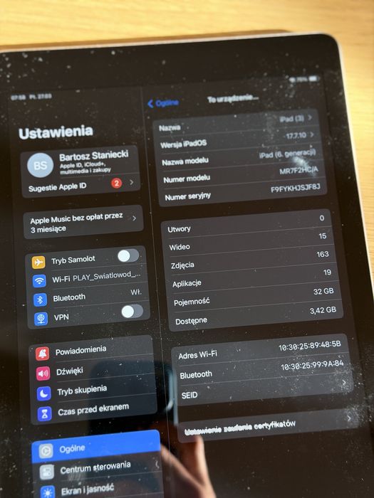 Ipad 6 generacji 32gb
