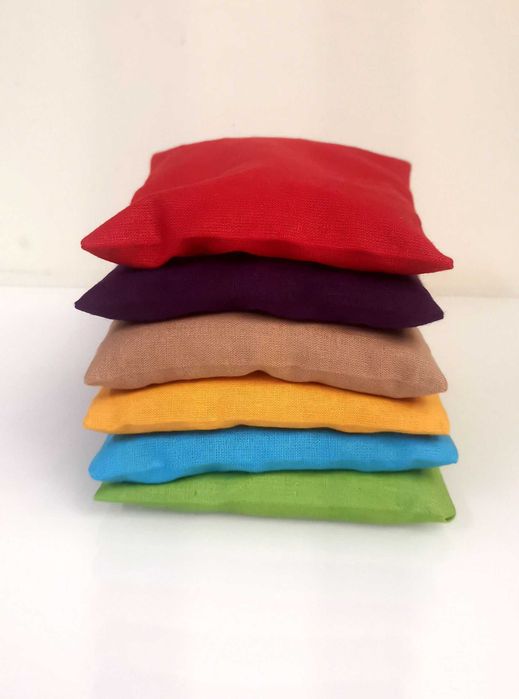 Woreczki sensoryczne 6szt.Różne wypełnienie+ woreczek zbiorczy