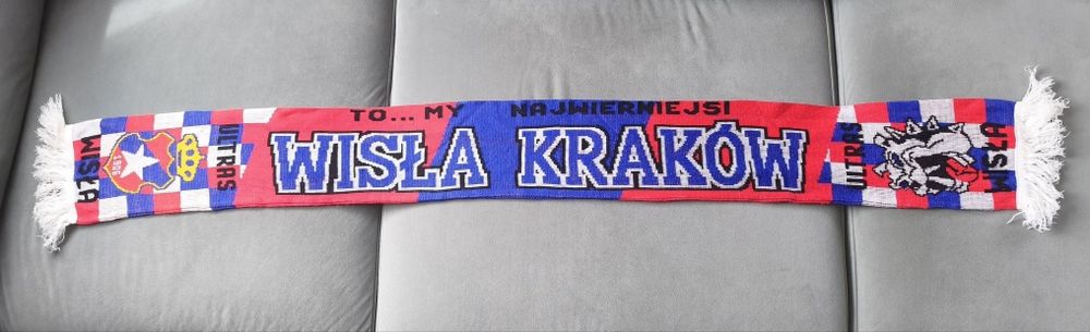 Szalik Wisła Kraków unikat - To my najwierniejsi ultras