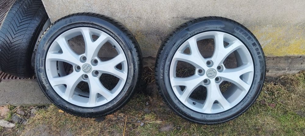 Felgi Koła 17  5x114,3  Mazda 3 5 6 Opony wielosezonowe