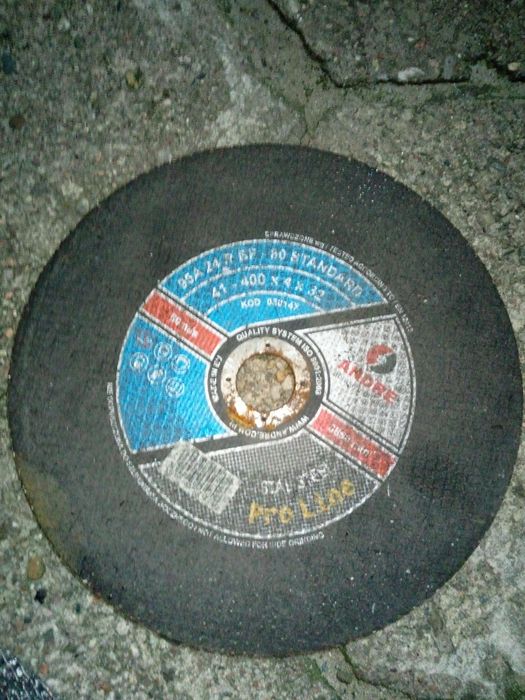 Tarcze do cięcia metalu-używane.