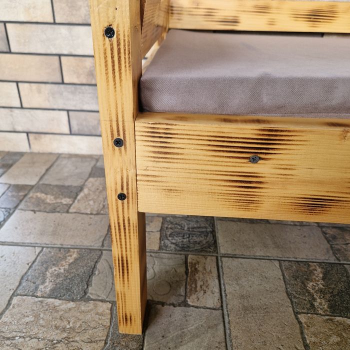 Лежак для собаки дерев'яний 75×50см.,ліжко для собак, лежанка для кота.