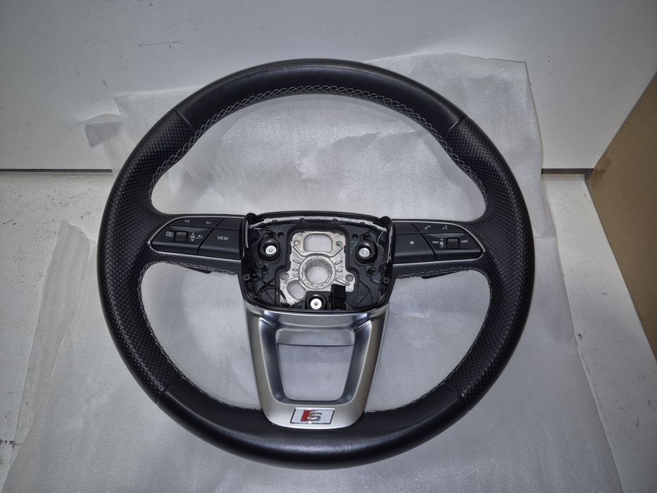 Audi A4 S4 B9, A5 S5, S-LINE. Kierownica skóra 8W0.419.091.GN.Nowa, or