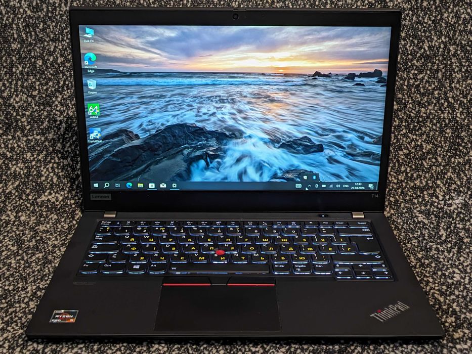 сенсорний Lenovo ThinkPad T14 Gen1 • AMD Ryzen 5 PRO|16|256|Radeon RX Vega