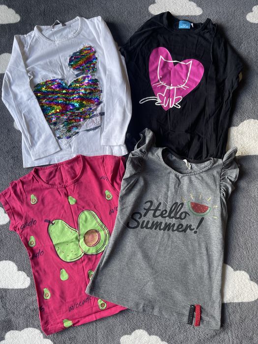 Пакет речей на дівчинку 5-6 років + 6 пар взуття.