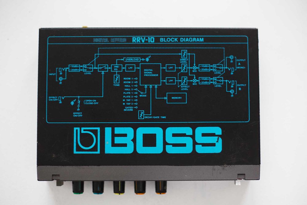 Boss Reverb RRV-10 vintage 80s UNIKAT
