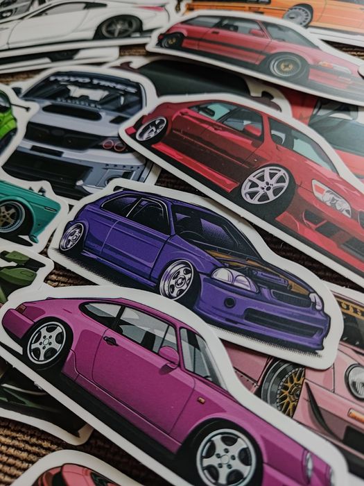 Jdm автівки, наліпки 50штук: 185 грн. - Наклейки, емблеми, значки ...
