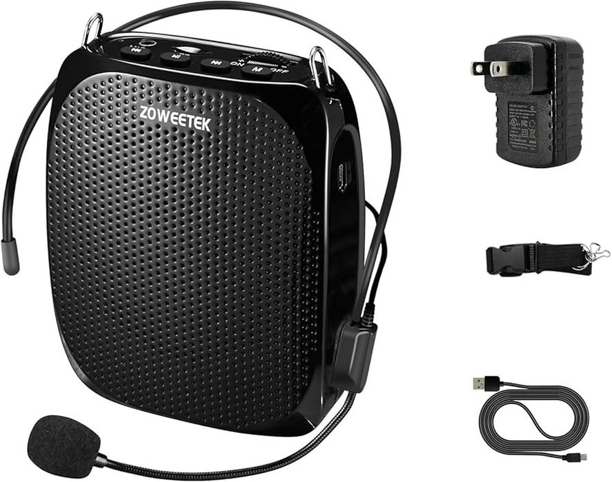 Портативний акумуляторний міні-підсилювач голосу ZOWEETEK ZW-Z258