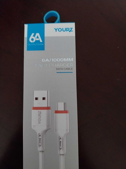 Cabo de carregamento e de transferência de dados Micro USB e USB-A
