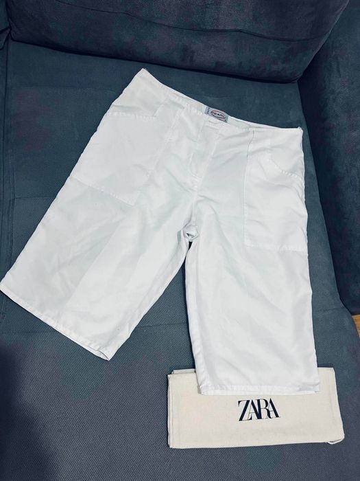 Piękne białe spodenki xl 42 shorty eleganckie