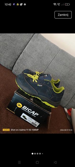 Nowe robocze buty firmy Sharp Bicap.