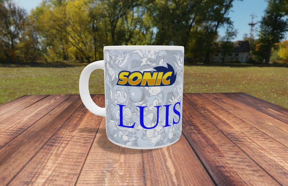 Custom Sonic Mug427693501873530883