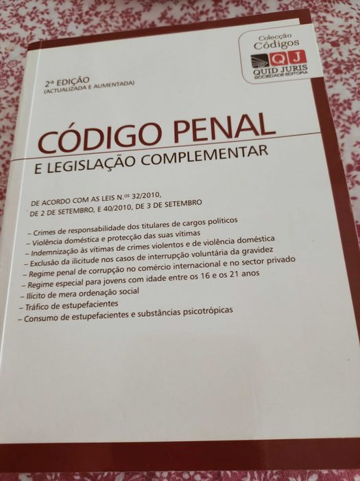 Código penal e legislação complementar segunda edição