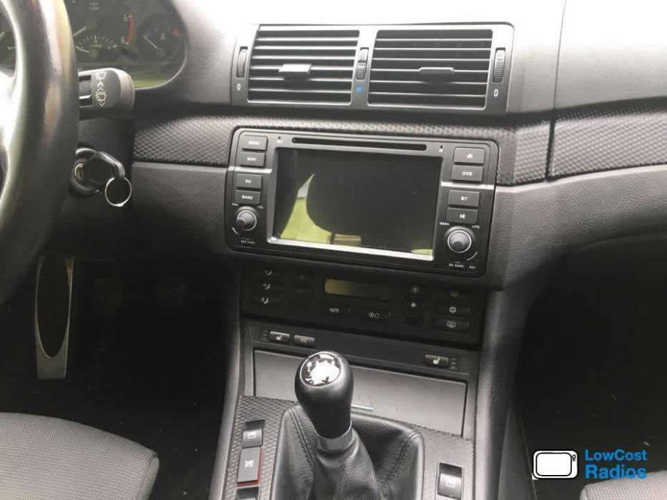 Rádio BMW E46 - IMITAR ORIGINAL • Android 15 • 2DIN Wifi GPS Serie 3