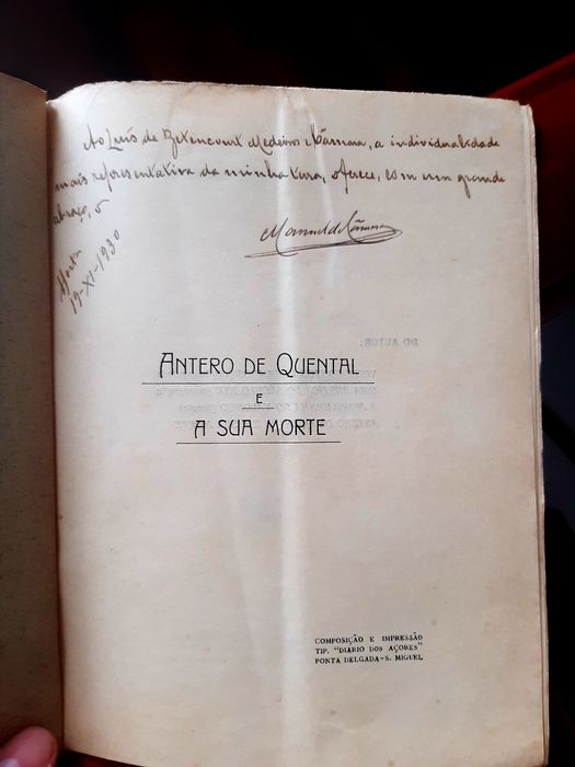 Opúsculo sobre a morte de Antero de Quental