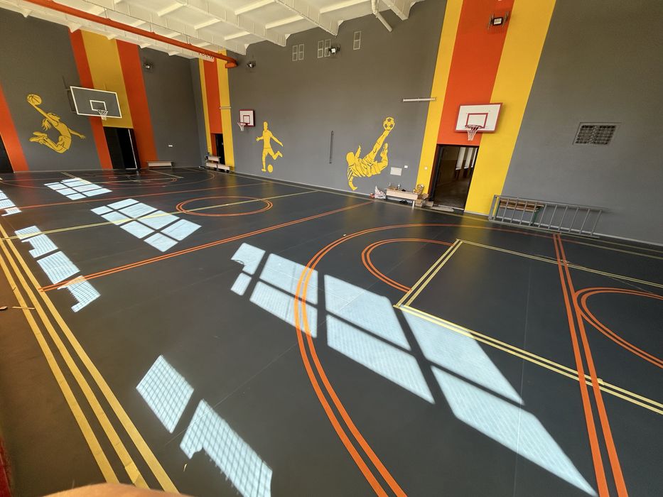 Розмітка підлоги спортзалу