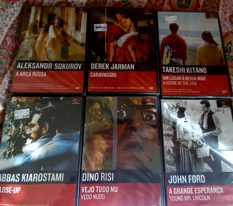 Dvds baratos originais da coleção Grandes Realizadores do jornal Públi