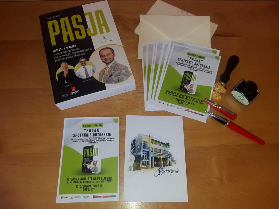 Pasja / Brian Tracy & Sebastian Kotow & Mateusz Taraban - autograf