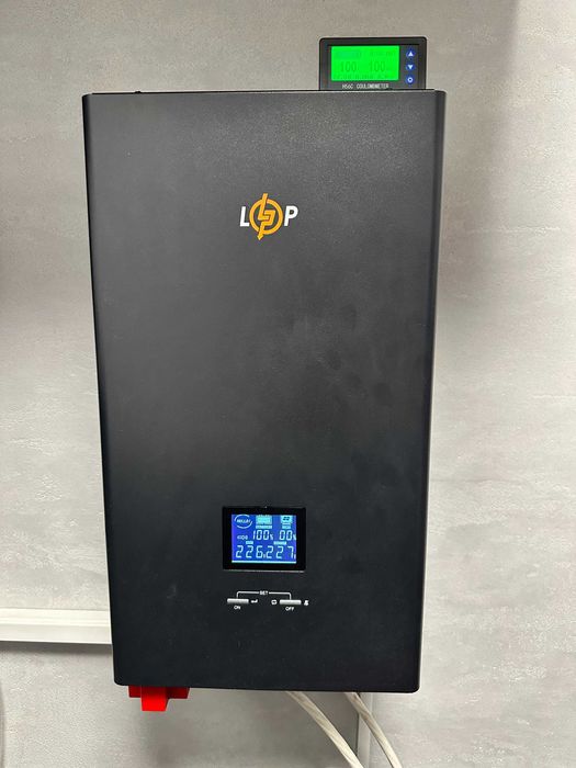 ДБЖ Інвертор Logic Power LPE-W-PSW-5000VA+ (3500Вт) , 24В + акумулятором LP LiFePO4 24V (25,6V) - 100 Ah