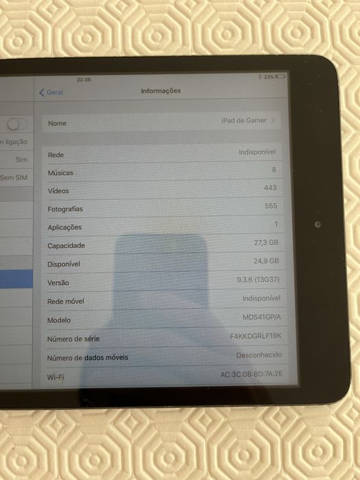 iPad mini 32GB em bom estado