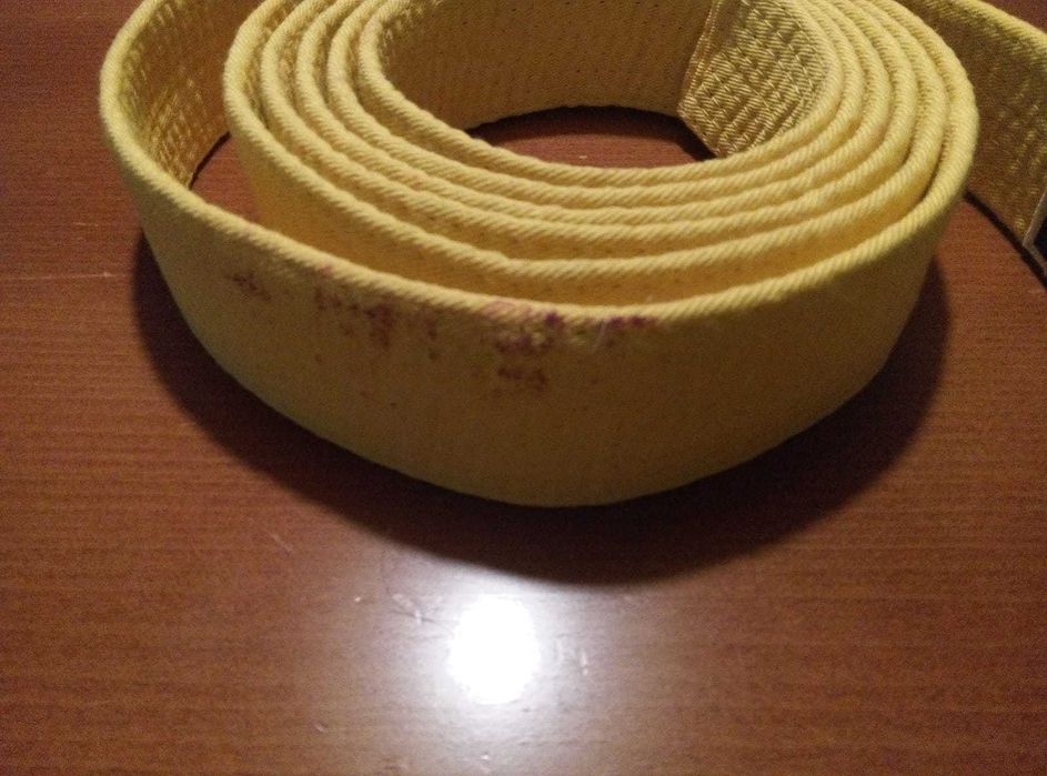 CINTO ARTES MARCIAIS AMARELO, 2,8M