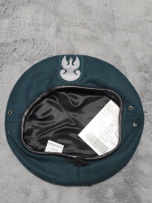 Beret wojskowy WP zielony wzór 418 rozm 55