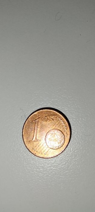 Moeda de 1 cêntimo alemanha 2002 cunhagem J