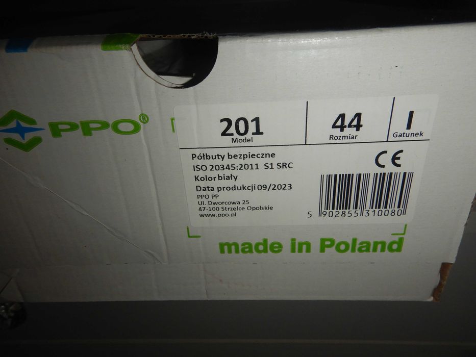 Półbuty buty robocze ochronne męskie rozmiar 44