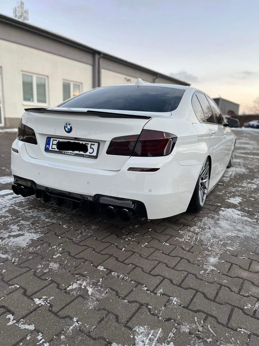 Spoiler Lotka Dokładka M4 Style BMW F10 CZARNY POŁYSK / CARBON