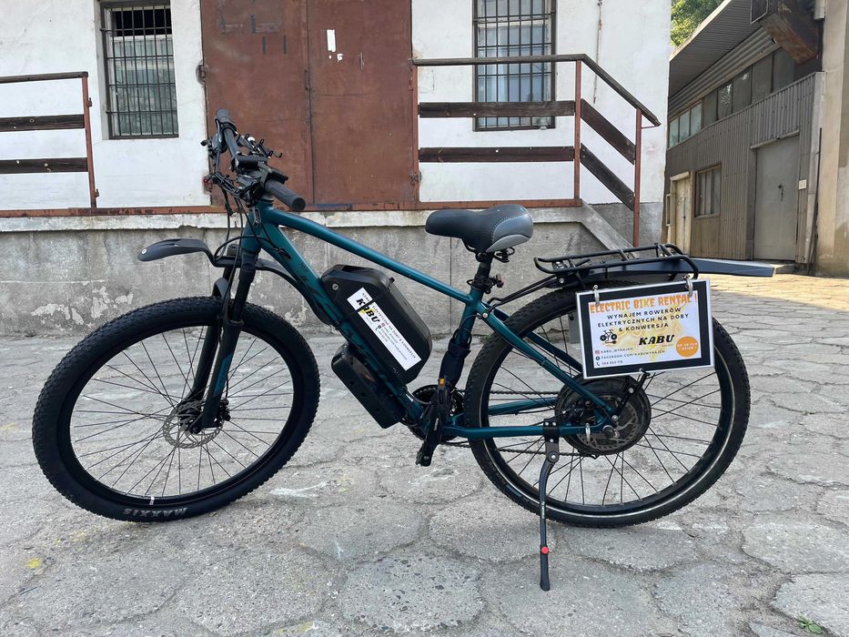 Wynajem wypożyczalnia rowerów elektrycznych ZASIĘG 200km ! Limiter Vma