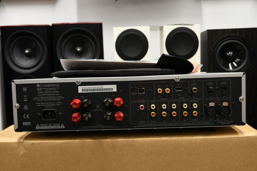 Zadbany wzmacniacz stereo Cambridge Audio CXA80 + pilot i DAC