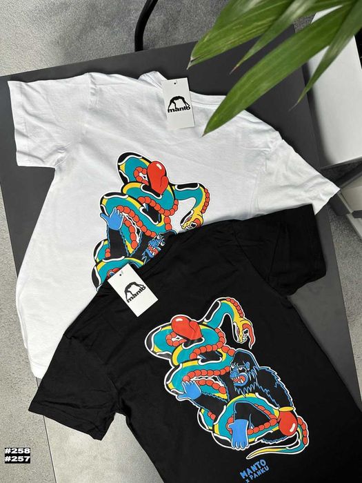 MANTO Новая Футболка » x Panku Sturggle » Большой Принт МАНТО » XS-XXL