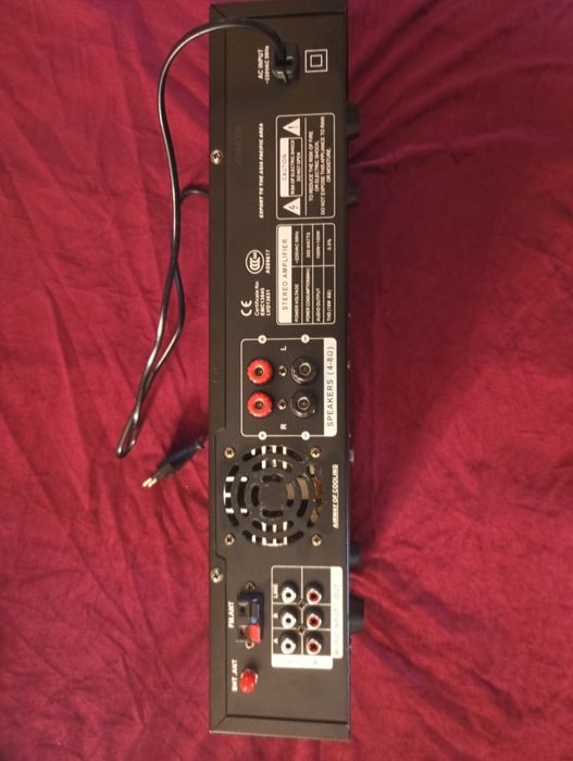 VLLIODOR KB308U – wzmacniacz stereo / karaoke – 2×100 W – ECHO – 4–8 Ω