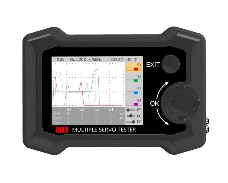 Сервотестер ToolkitRC ST8 Advanced Servo Tester
