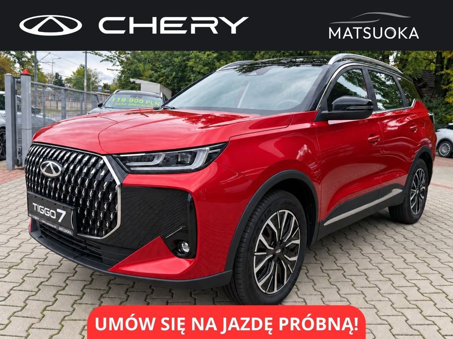 Chery Tiggo 7 Chery Tiggo 7 1.6 TGDI 147 KM | Automat | Nowy | Gwarancja 7 lat!