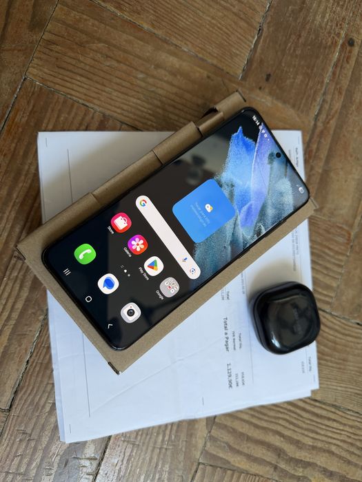 Samsung Galaxy S21 + 256 GB  com fones originais