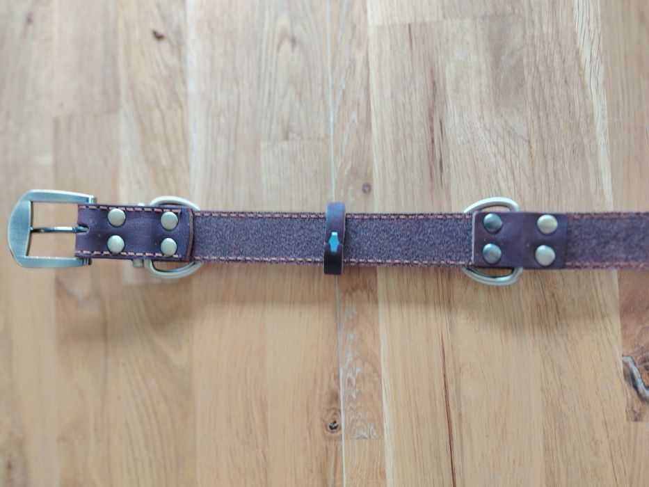 Obroża dla psa, skórzana 62 cm długości