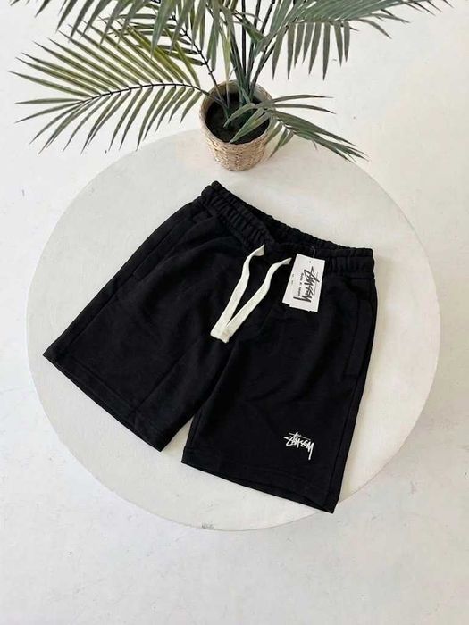 Шорты Черные Stussy Mini Logo - Спортивні Шорти Стусси Мини Лого - XS/XL