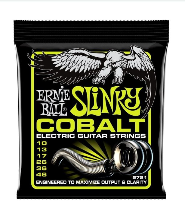 Struny Ernie Ball 2721 Nowe do gitary elektrycznej 10-46