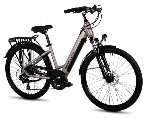 Rower elektryczny Romet Proeco Wave 26" AN 1.0 504Wh szampański 16"