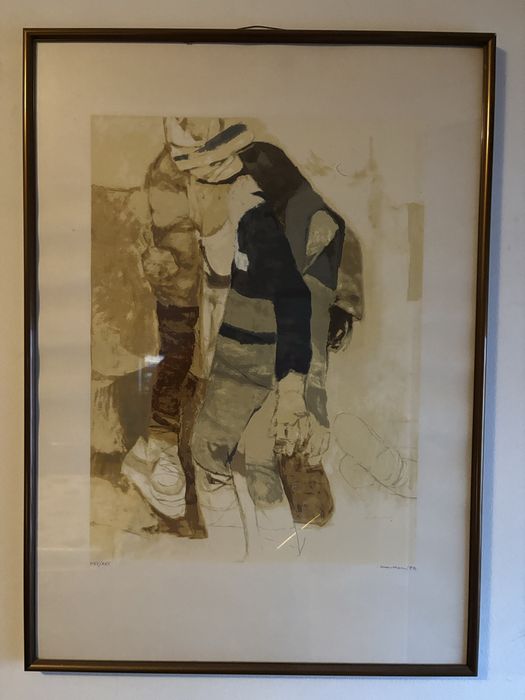 Gravura Numerada e Assinada DOURDIL 1986 | Edição 25/25 | 70x50 cm