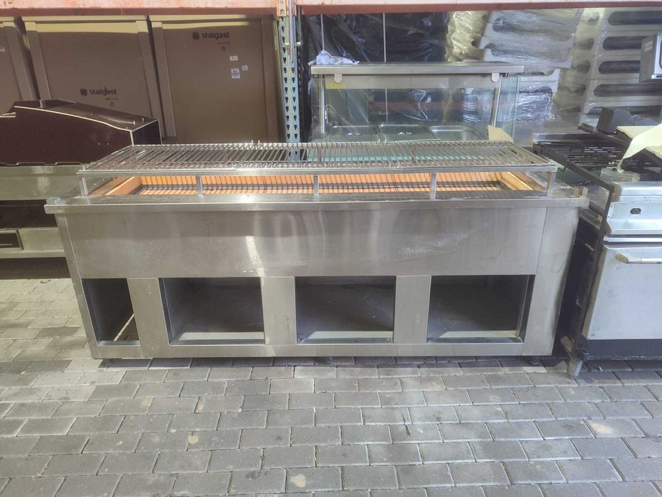 Churrasqueira a Carvão em INOX - NOVA